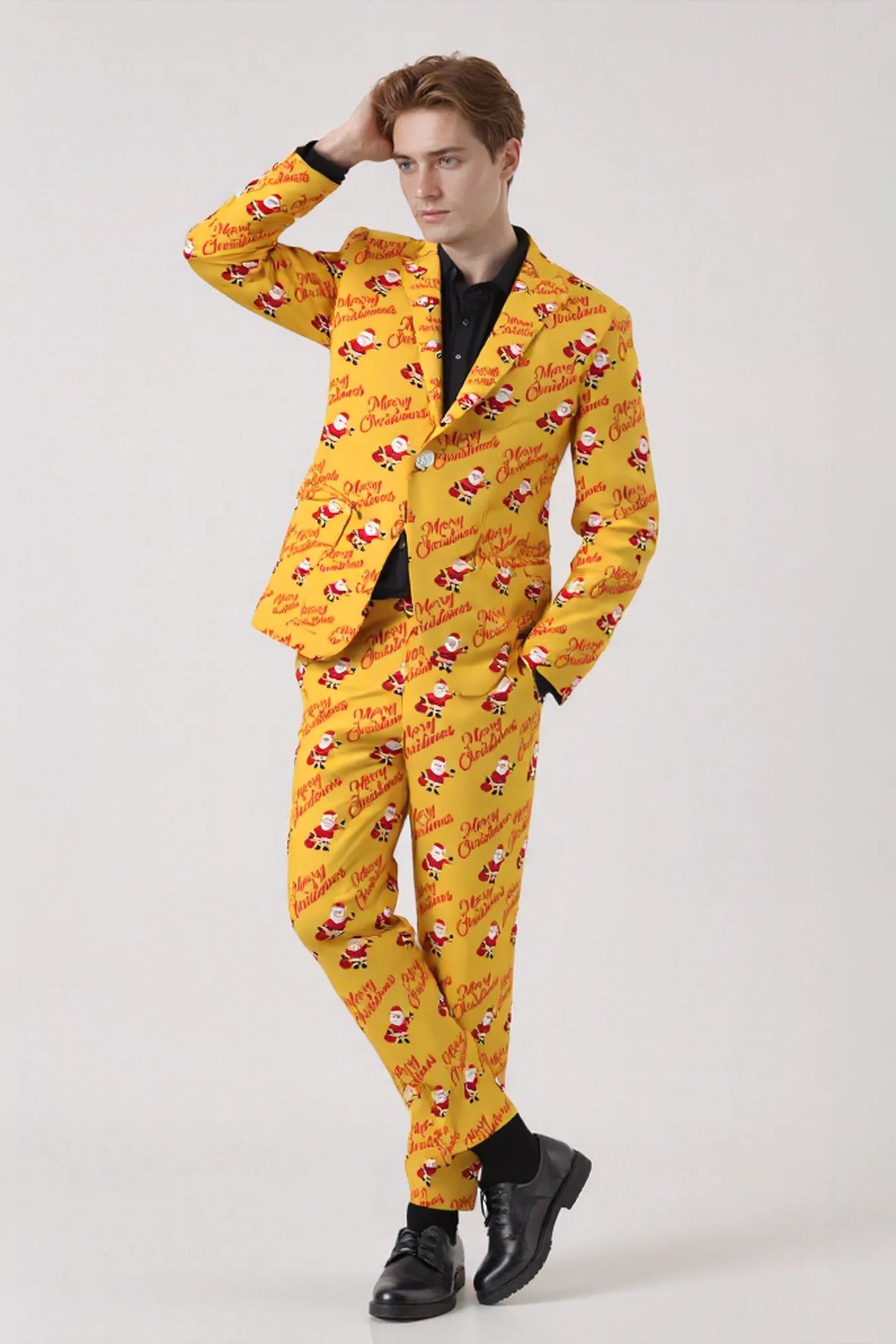 Men's Santa Claus Christmas Eve Party 2 Piece Suit