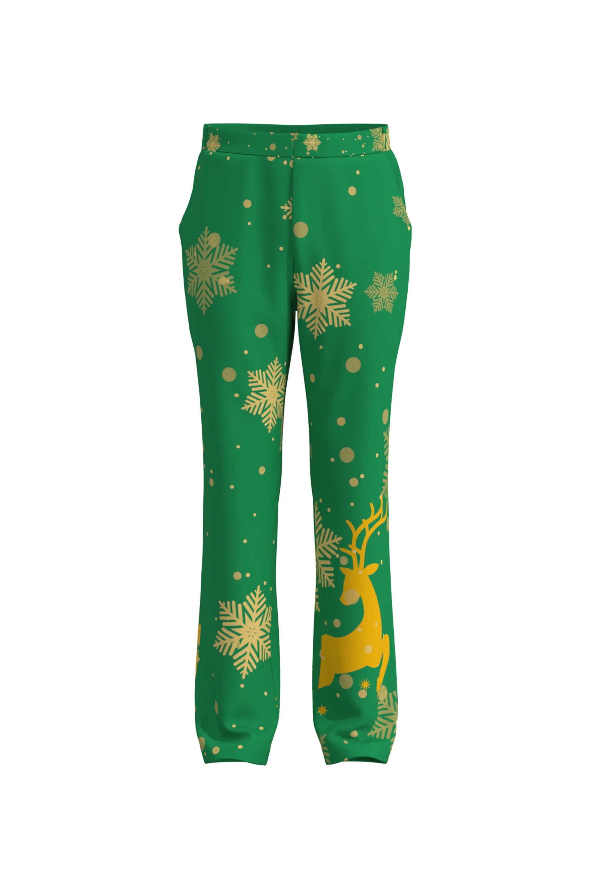 Men's Deer Animal Christmas Eve Party 2 Piece Suit