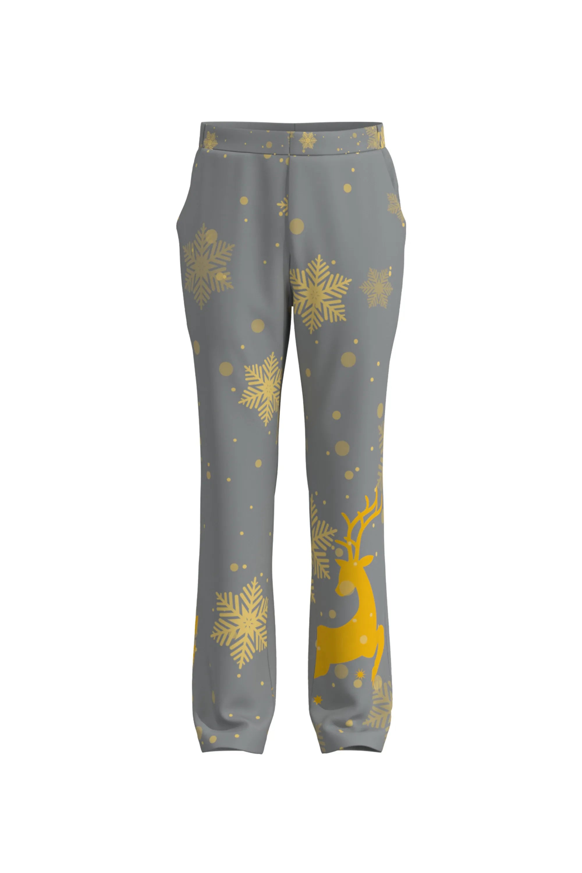 Men's Deer Animal Christmas Eve Party 2 Piece Suit