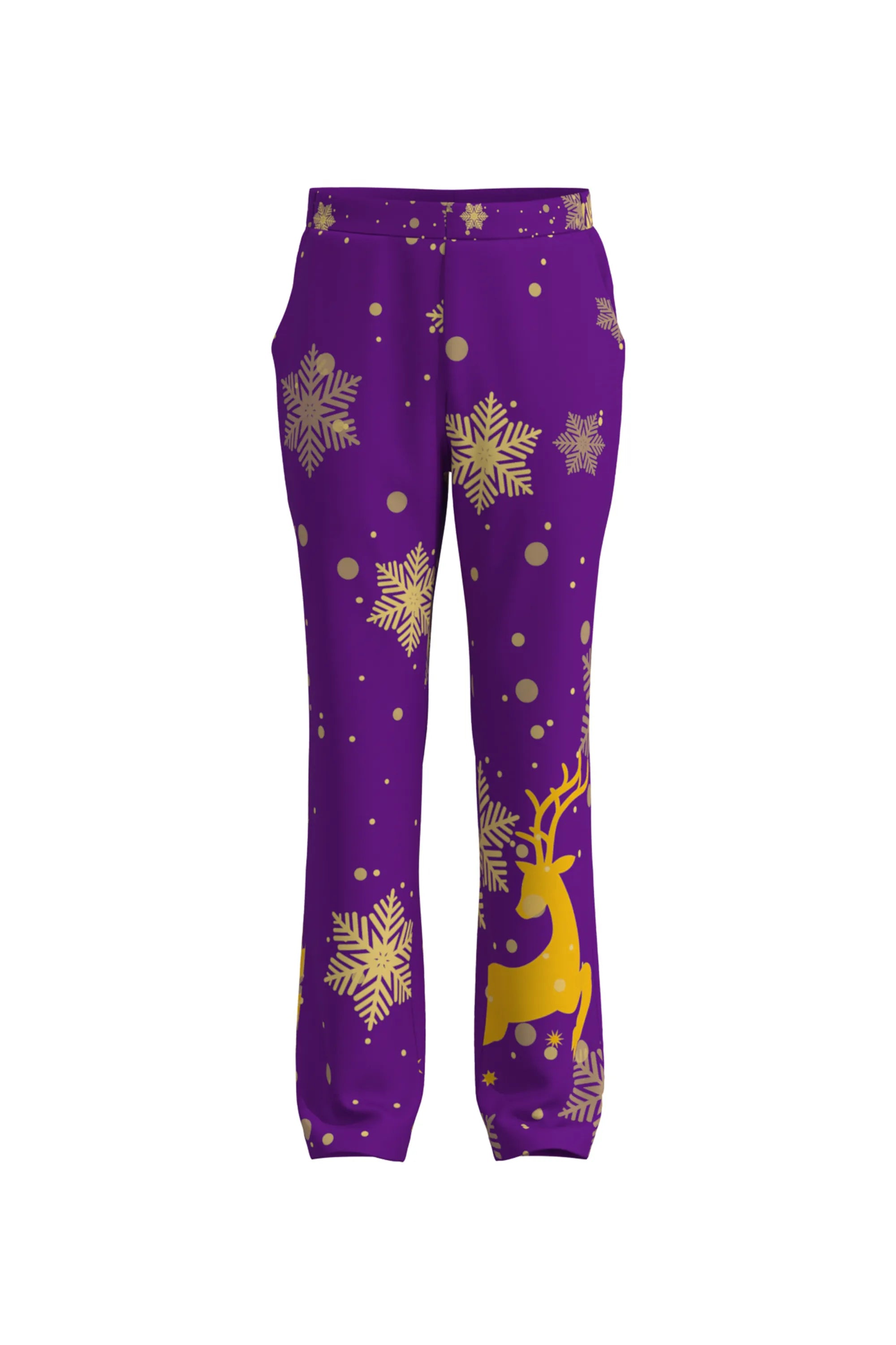 Men's Deer Animal Christmas Eve Party 2 Piece Suit