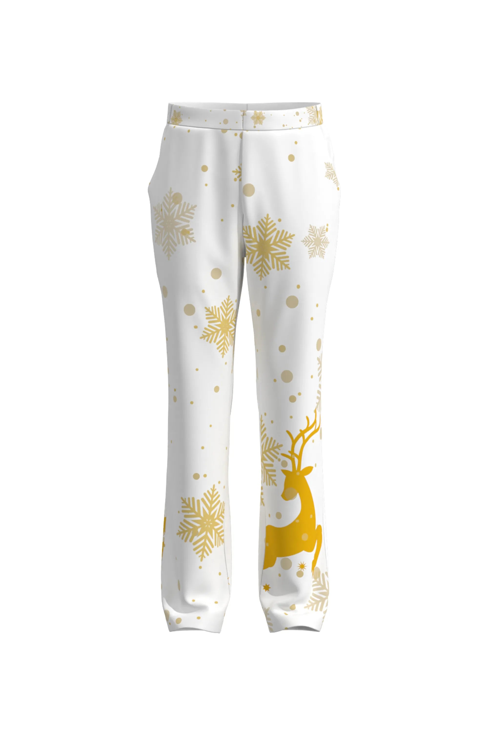 Men's Deer Animal Christmas Eve Party 2 Piece Suit