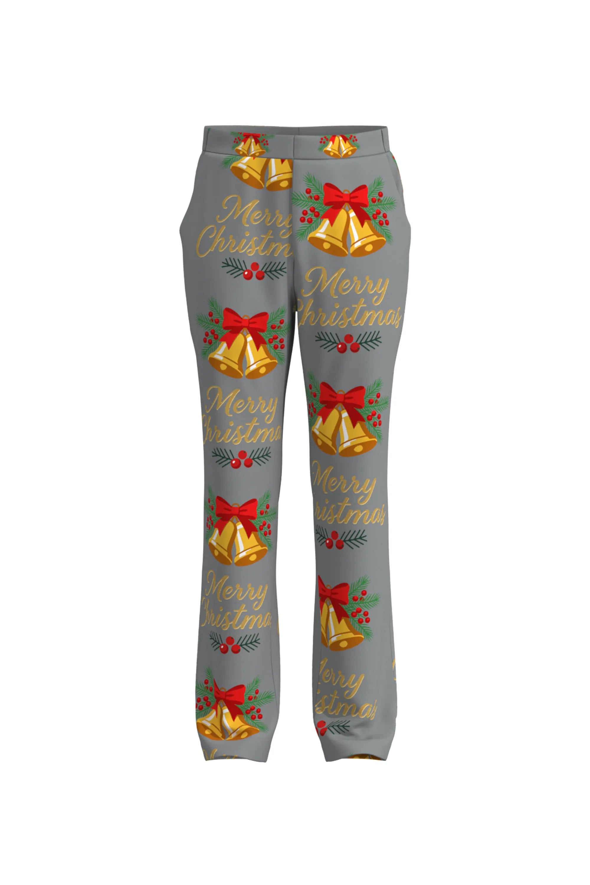 Men's Bell Bow Christmas Eve Party 2 Piece Suit