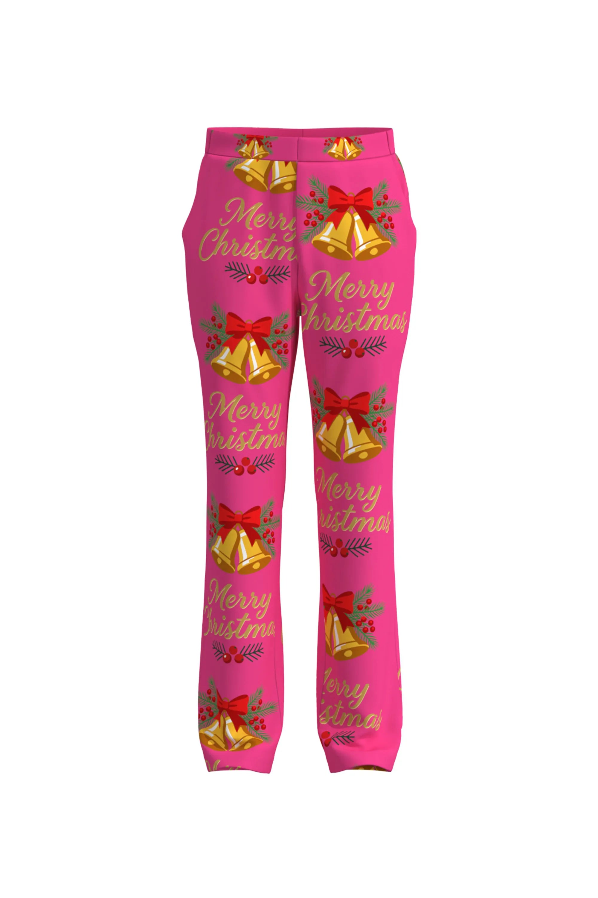 Men's Bell Bow Christmas Eve Party 2 Piece Suit