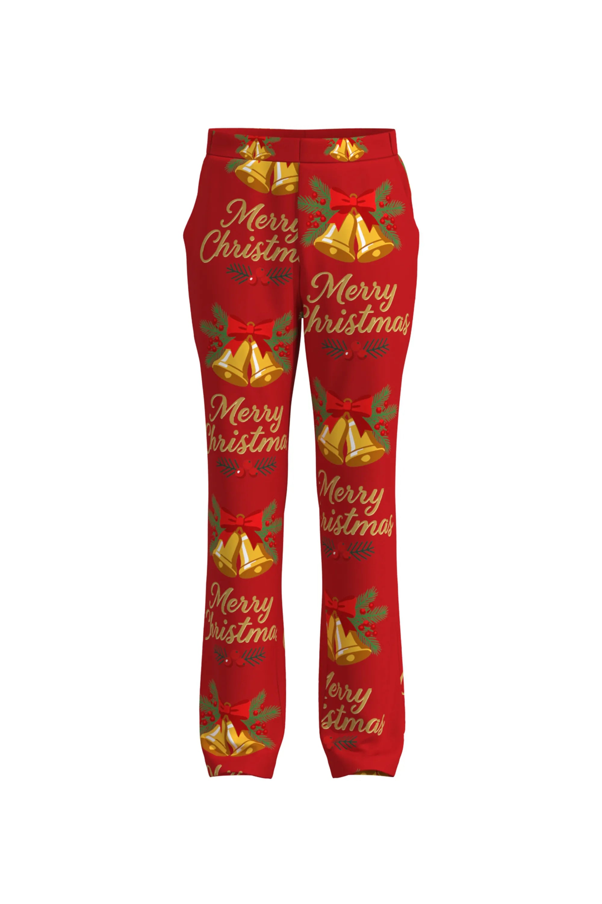 Men's Bell Bow Christmas Eve Party 2 Piece Suit