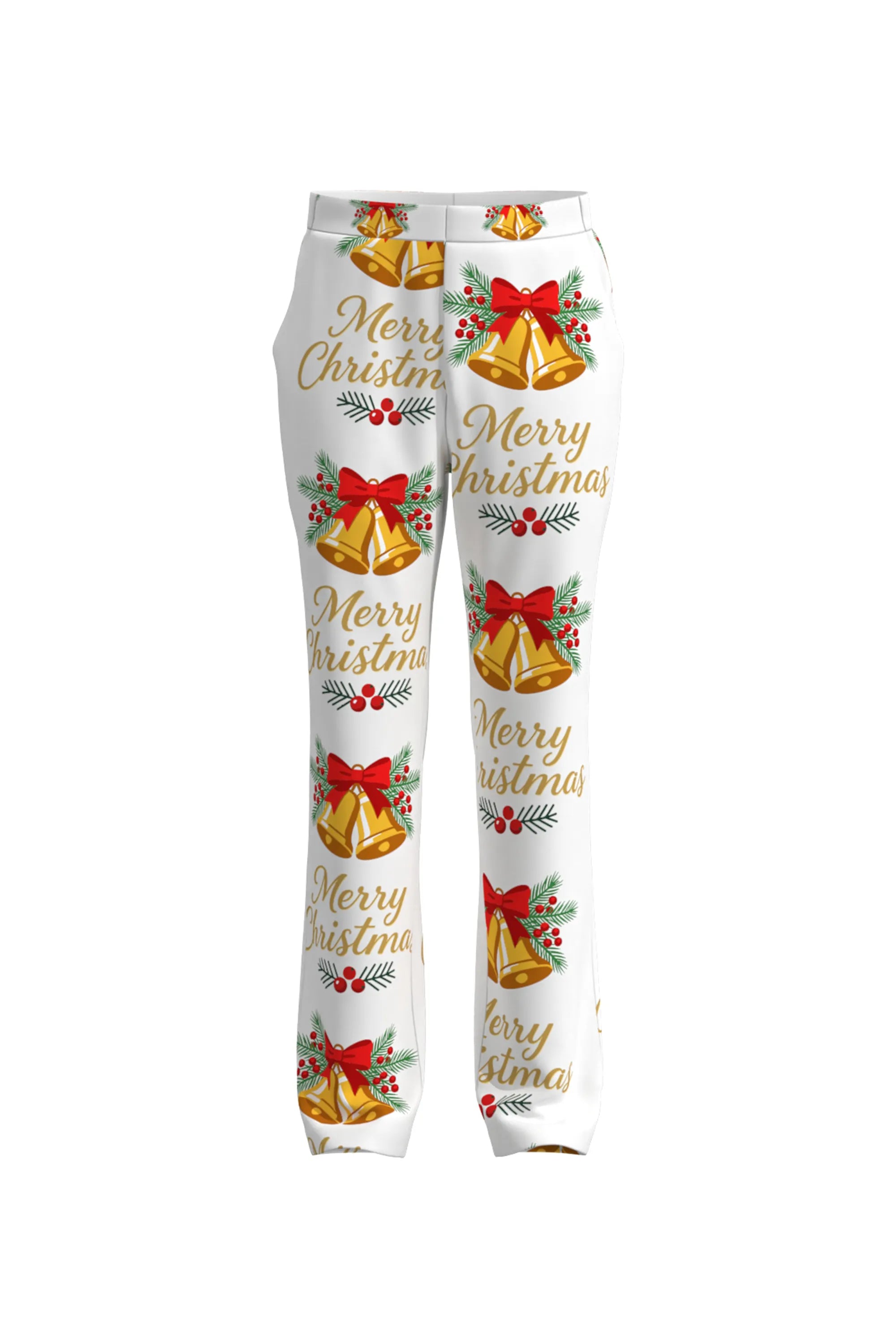 Men's Bell Bow Christmas Eve Party 2 Piece Suit