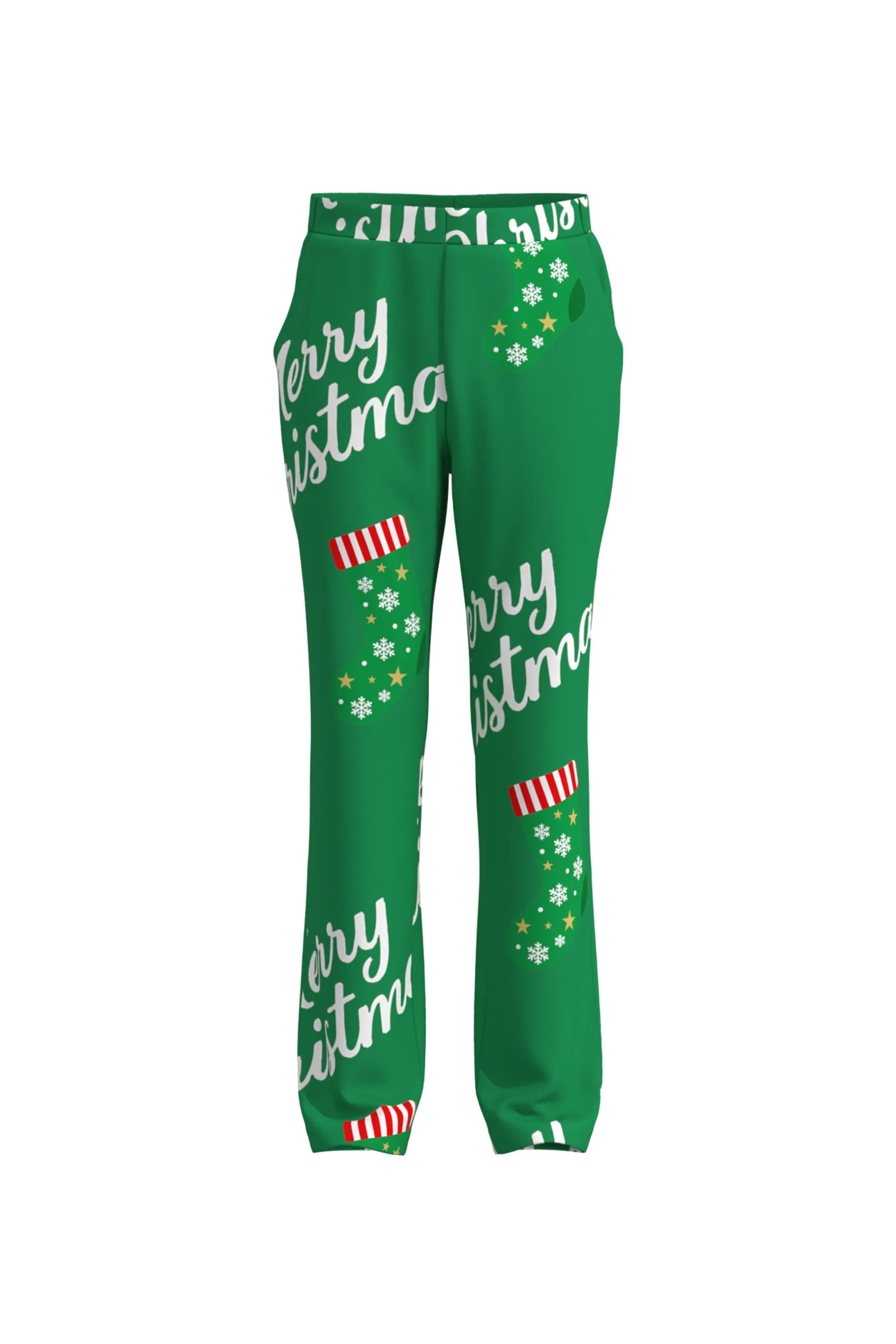 Men's Funny Pattern Christmas Eve Party 2 Piece Suit