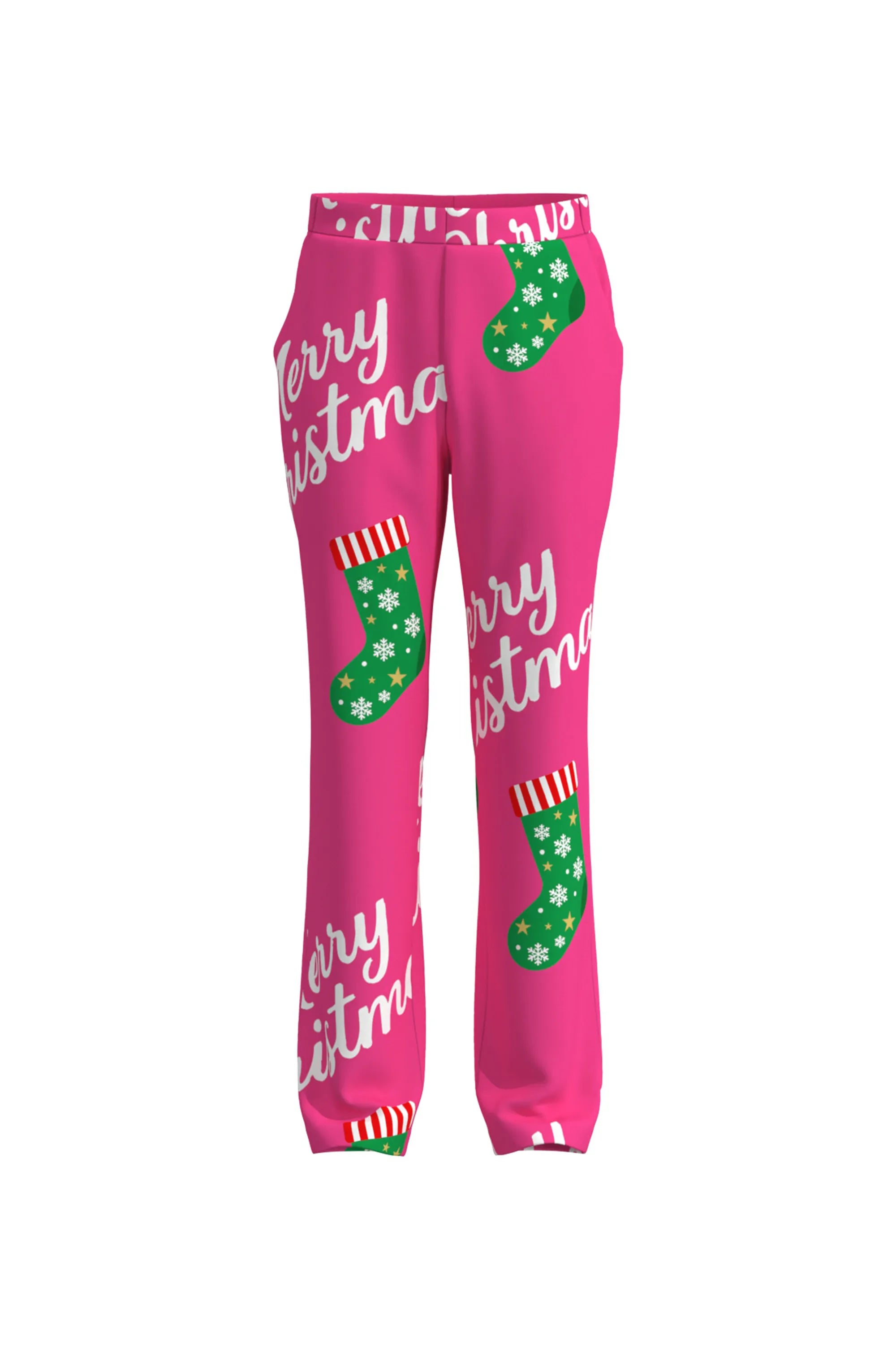 Men's Funny Pattern Christmas Eve Party 2 Piece Suit