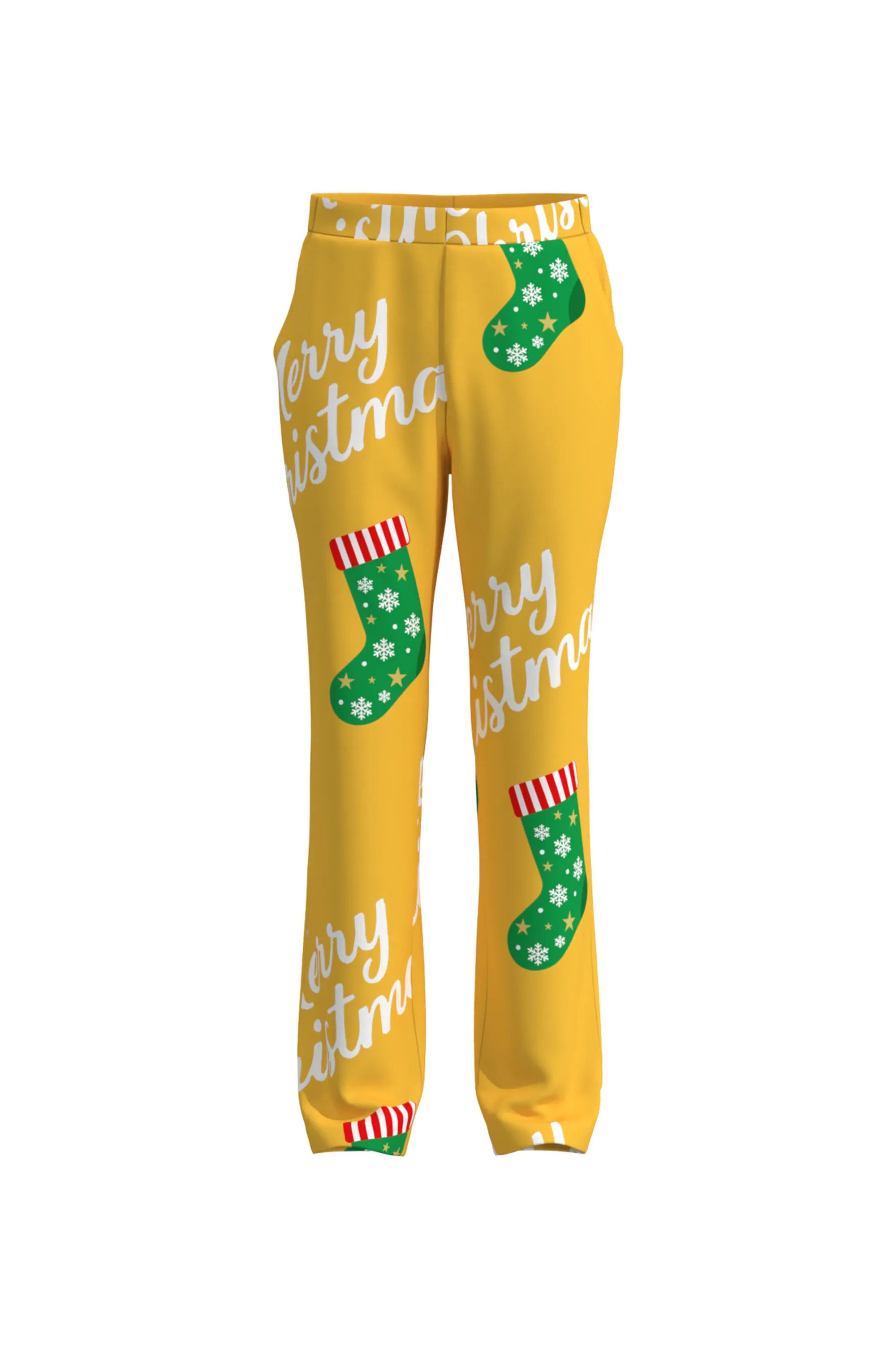 Men's Funny Pattern Christmas Eve Party 2 Piece Suit
