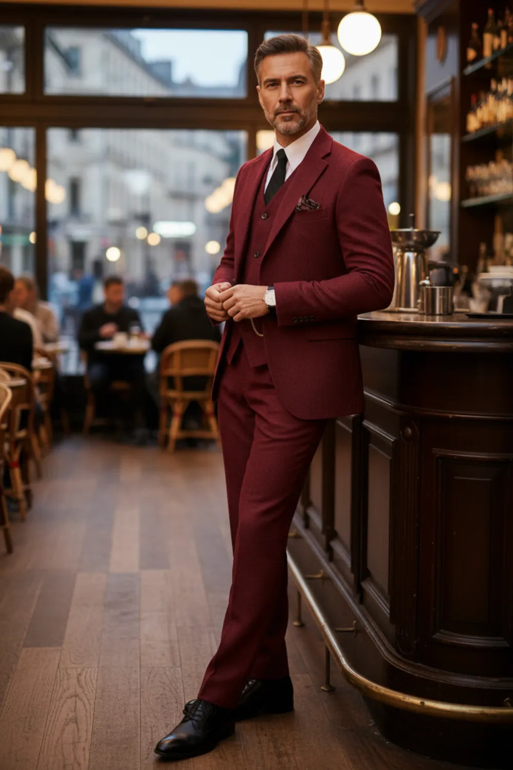 Men's Windsor Heritage Herringbone 3 Piece Suit