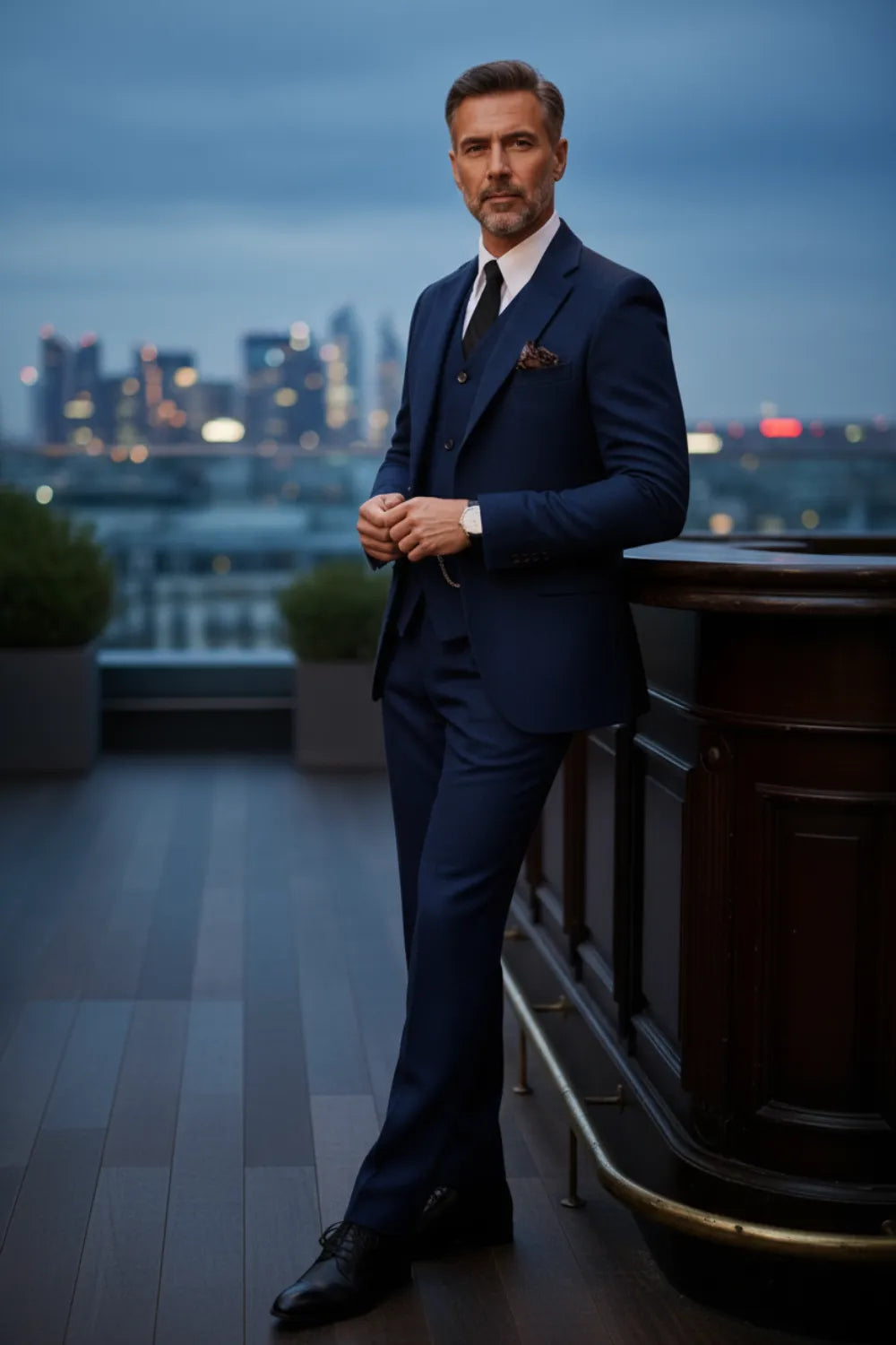 Men's Windsor Heritage Herringbone 3 Piece Suit