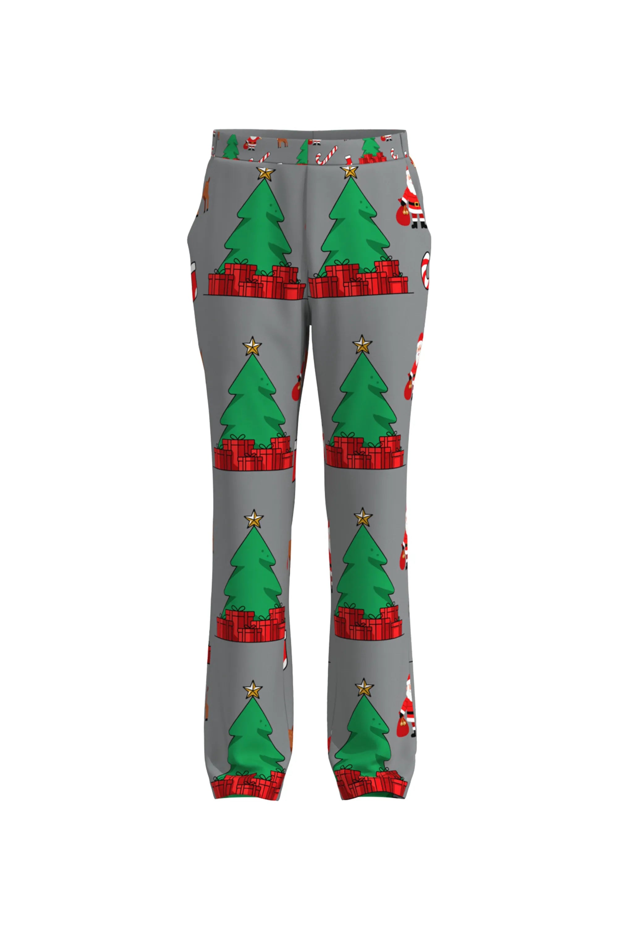 Men's Trees Pattern Christmas Eve Party 2 Piece Suit