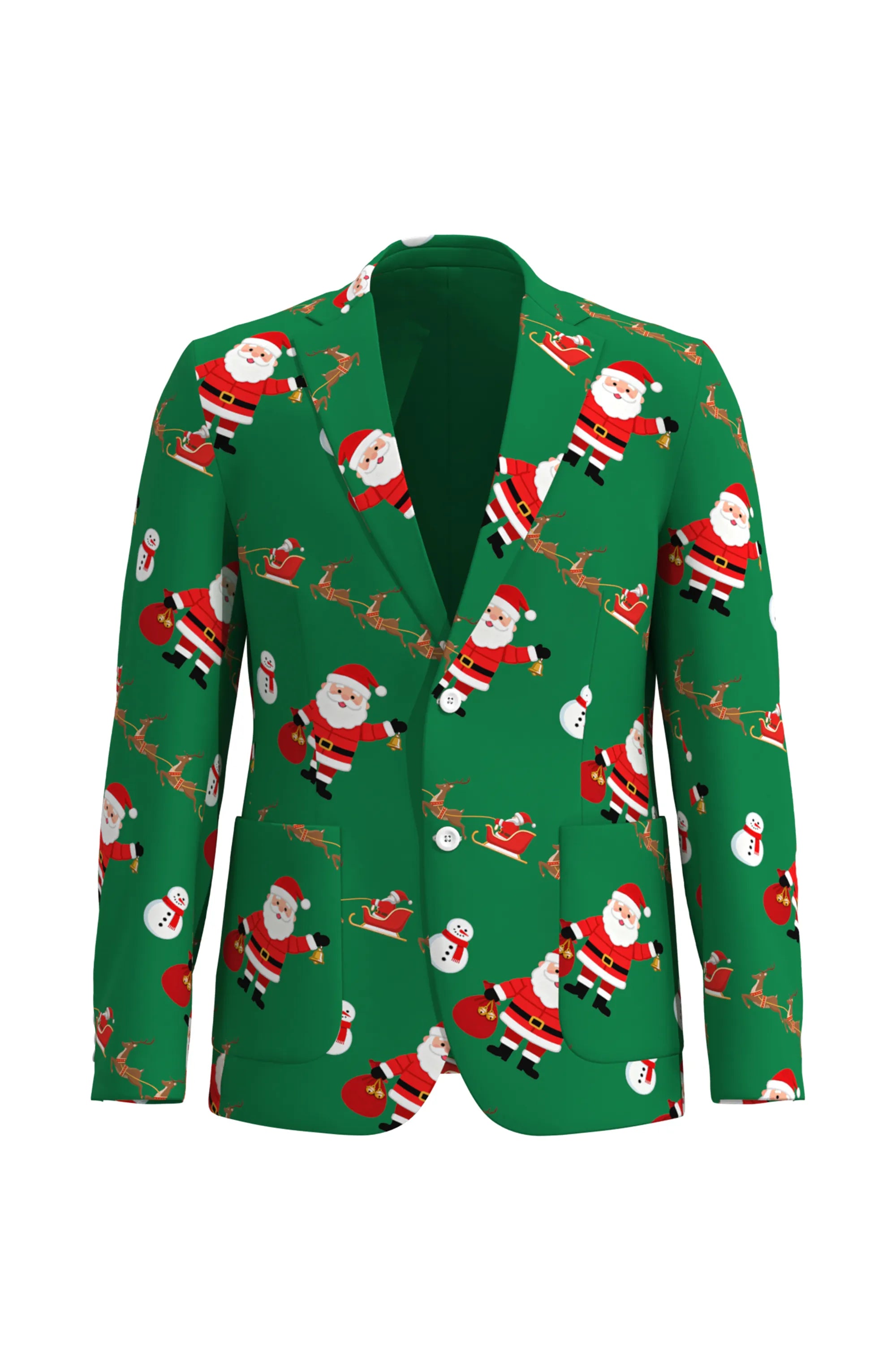 Men's Santa Claus Christmas Eve Party 2 Piece Suit