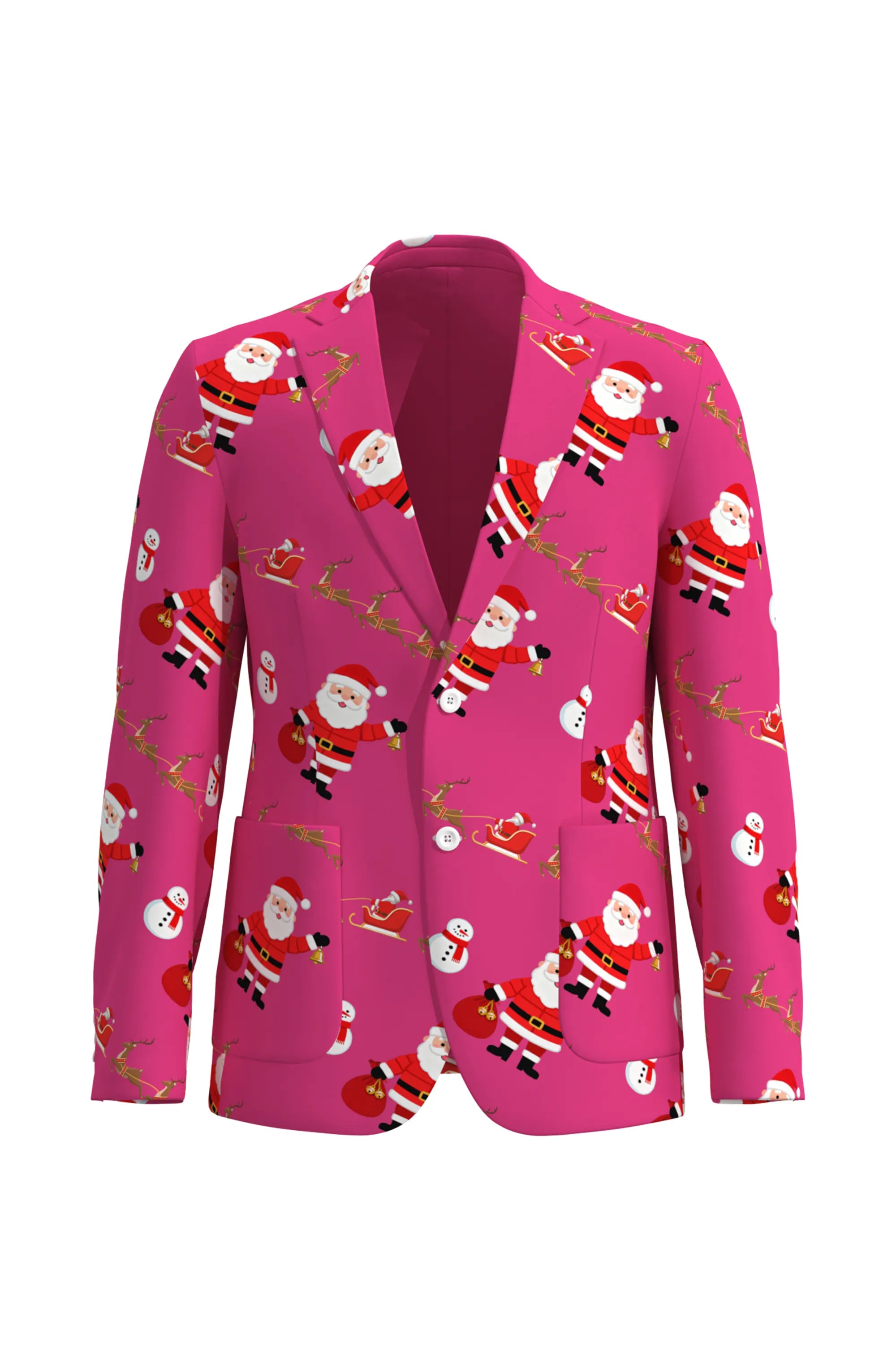 Men's Santa Claus Christmas Eve Party 2 Piece Suit