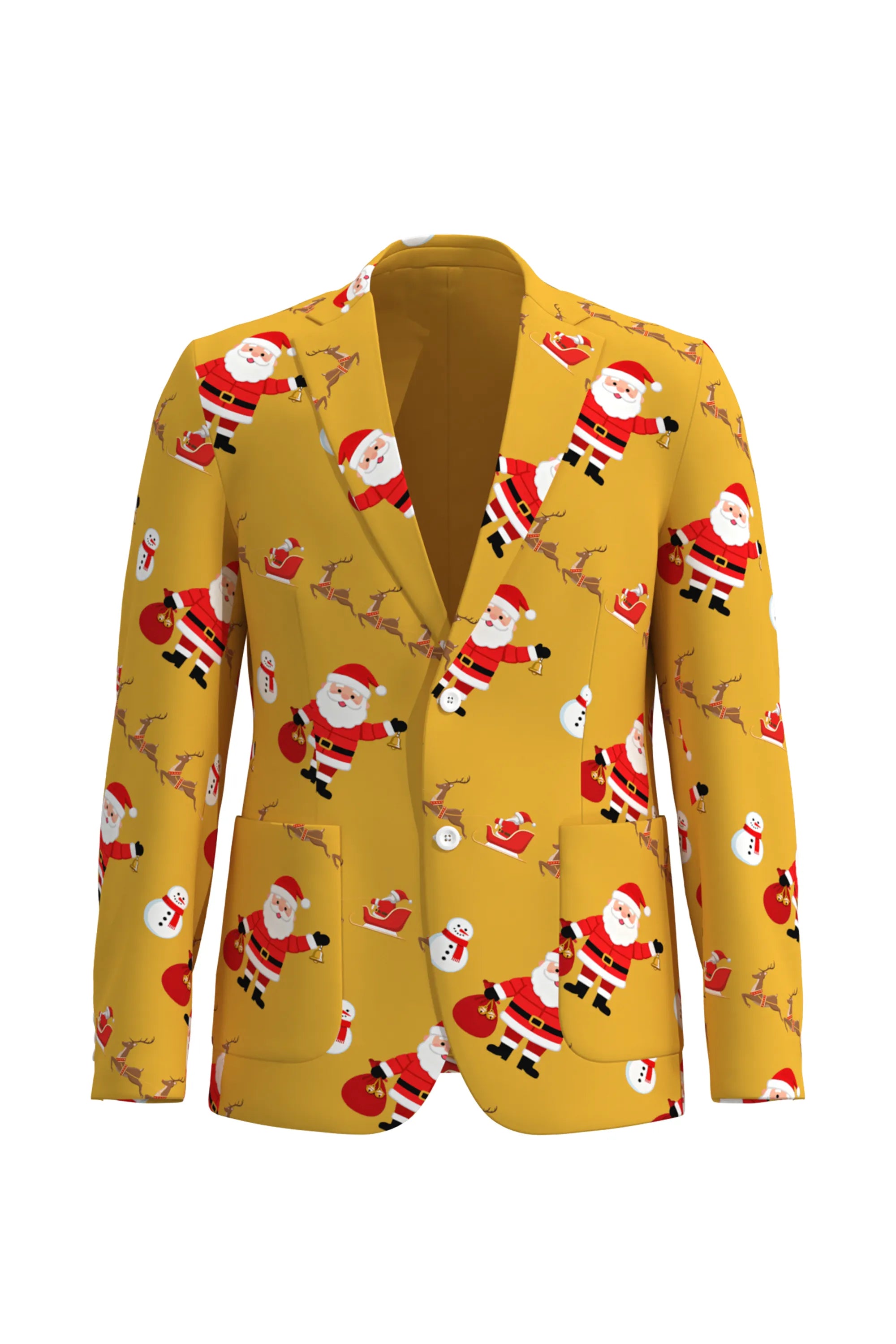Men's Santa Claus Christmas Eve Party 2 Piece Suit