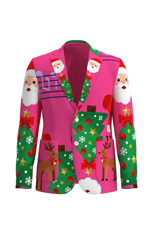 Men's Santa Claus Christmas Eve Party 2 Piece Suit