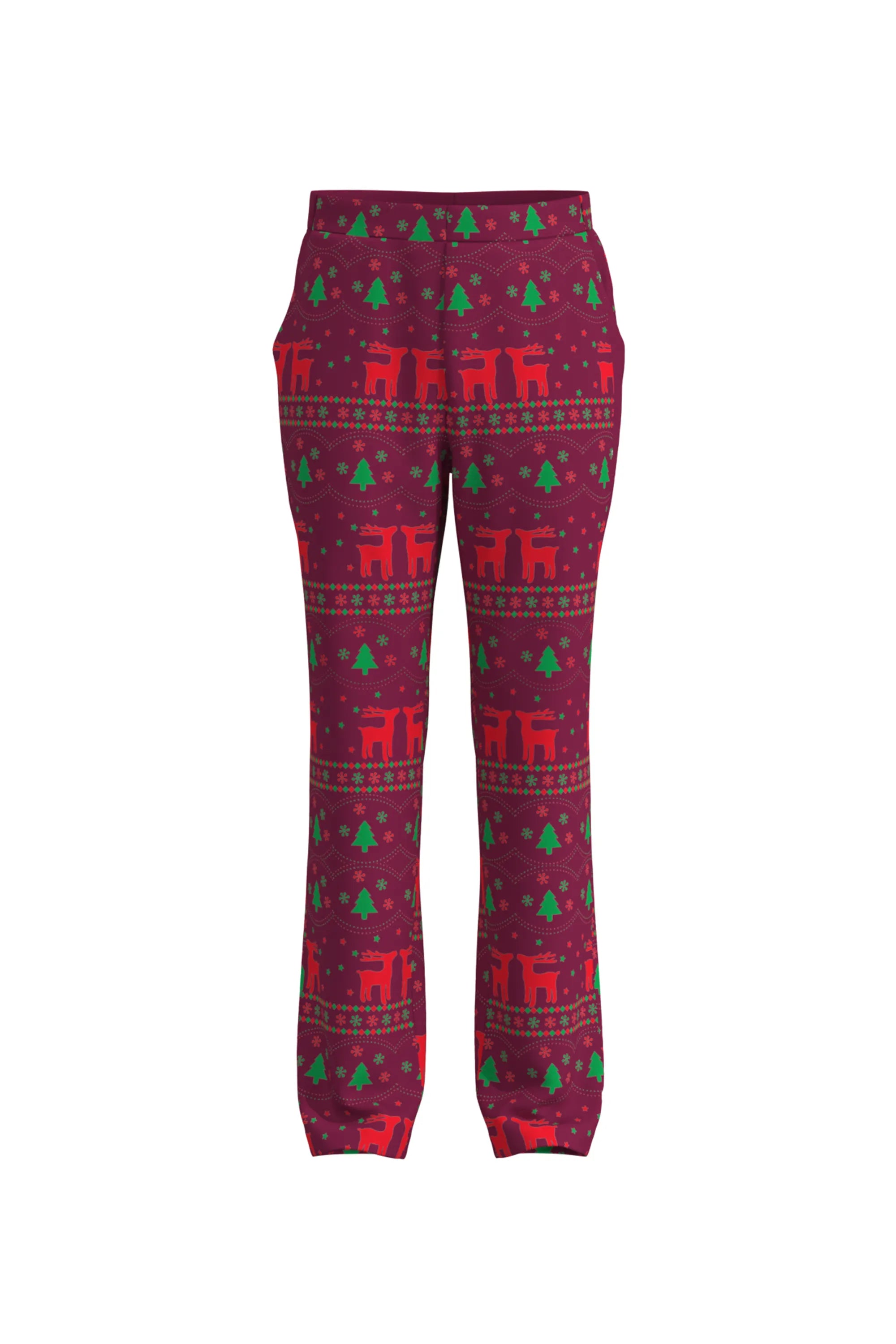 Men's Deer Animal Christmas Eve Party 2 Piece Suit