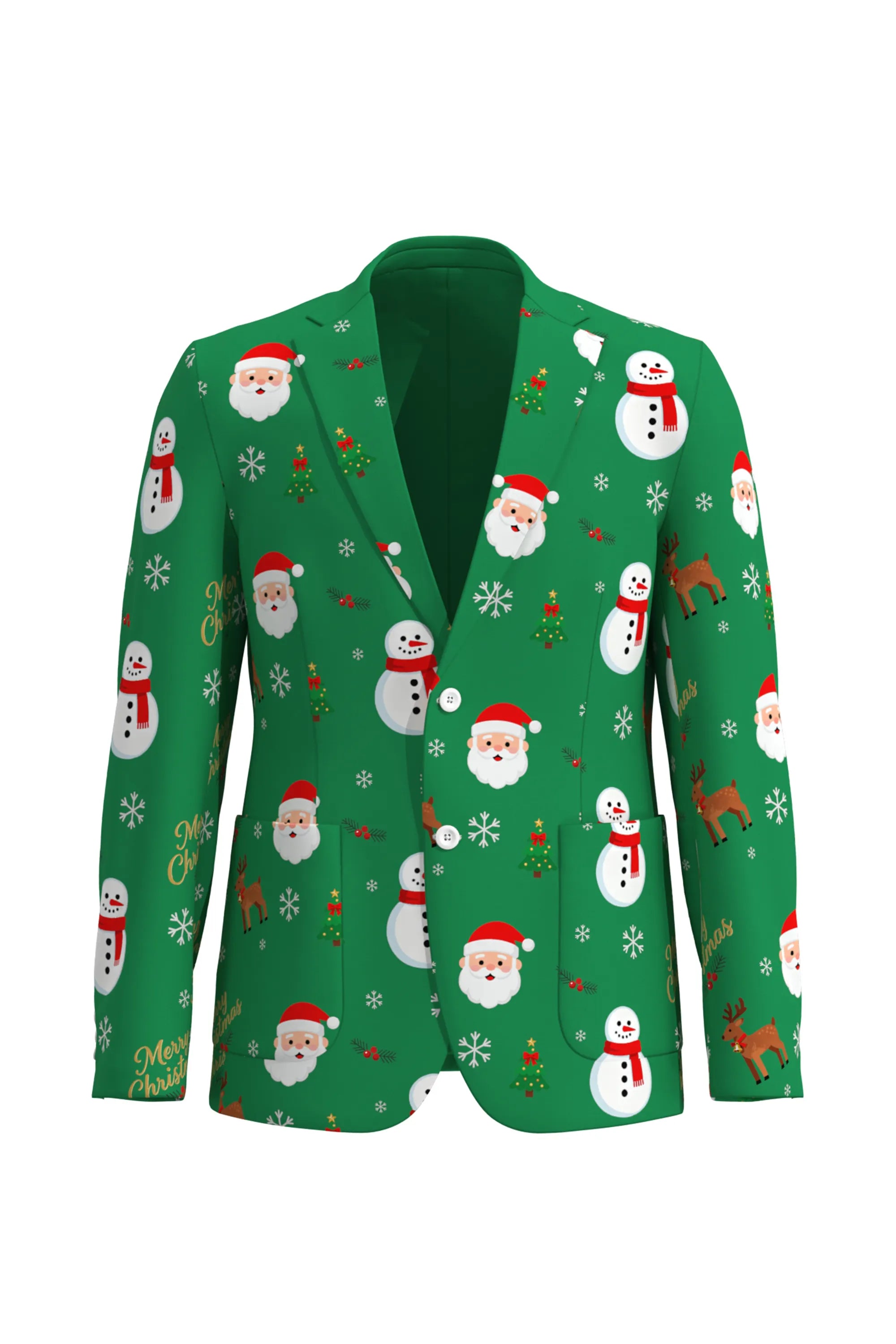 Men's Santa Claus Christmas Eve Party 2 Piece Suit
