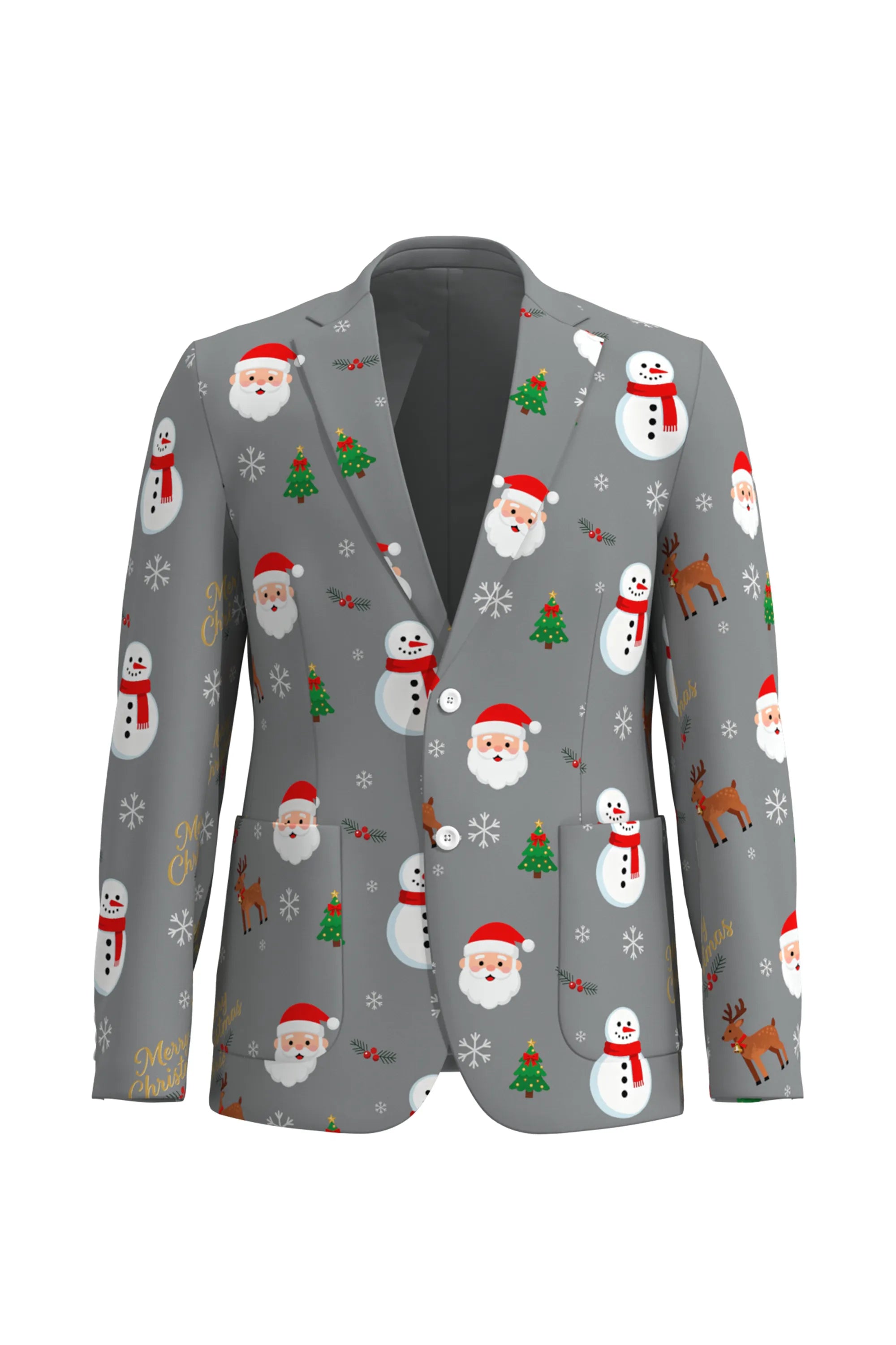 Men's Santa Claus Christmas Eve Party 2 Piece Suit