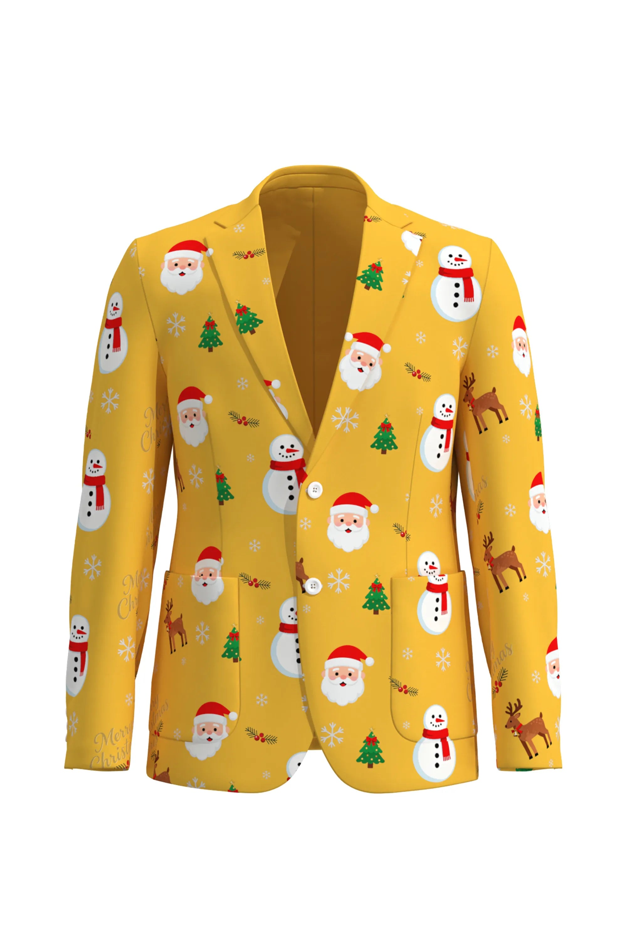 Men's Santa Claus Christmas Eve Party 2 Piece Suit