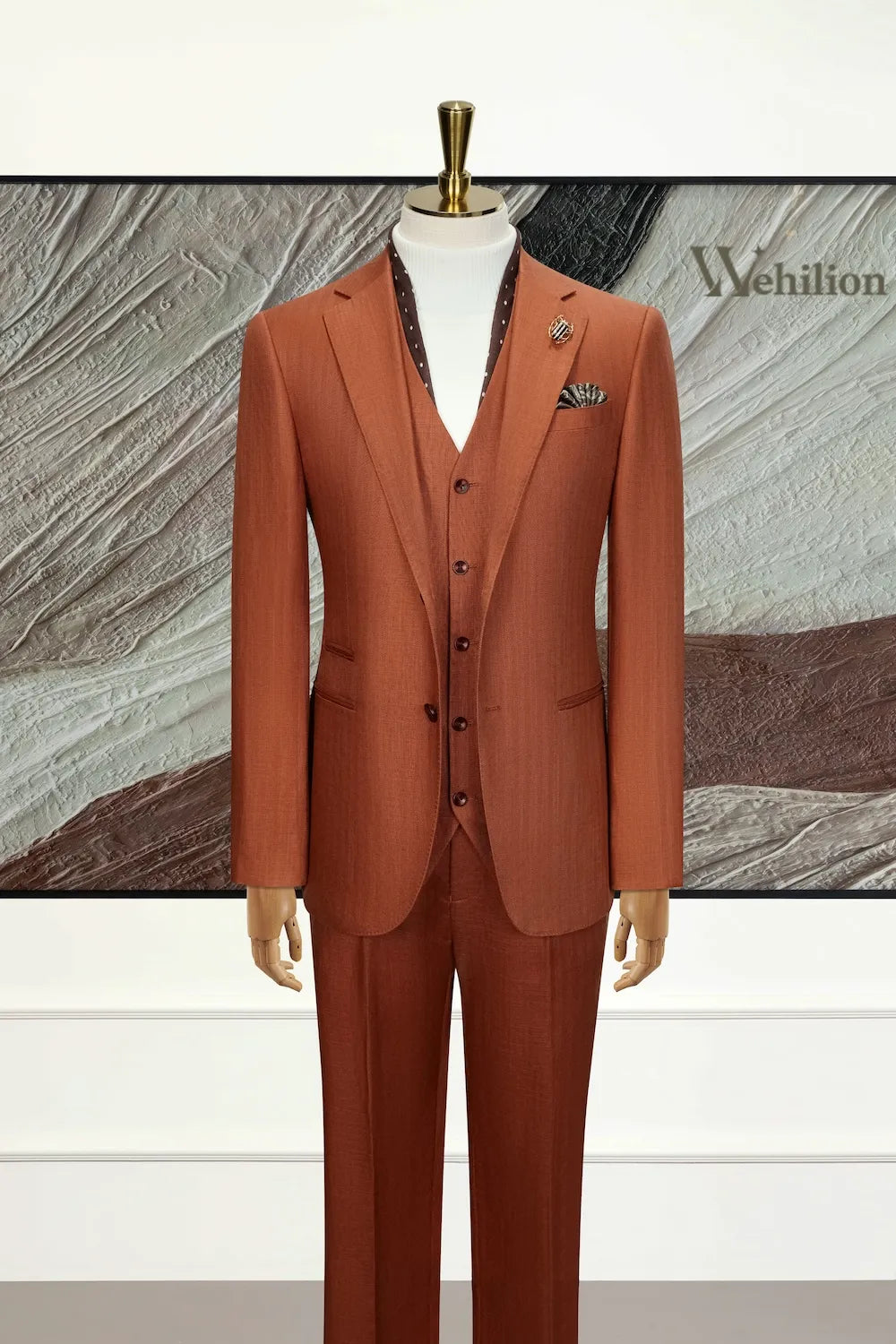 Men's Summer Tencel Linen 3 Piece Suits
